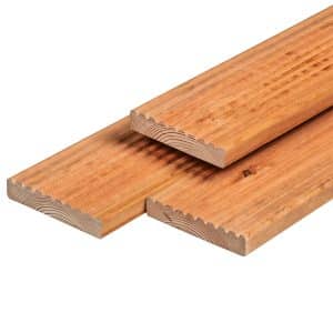 red class wood vlonderplank gedroogd 2,8 x 14,5 x 400 cm