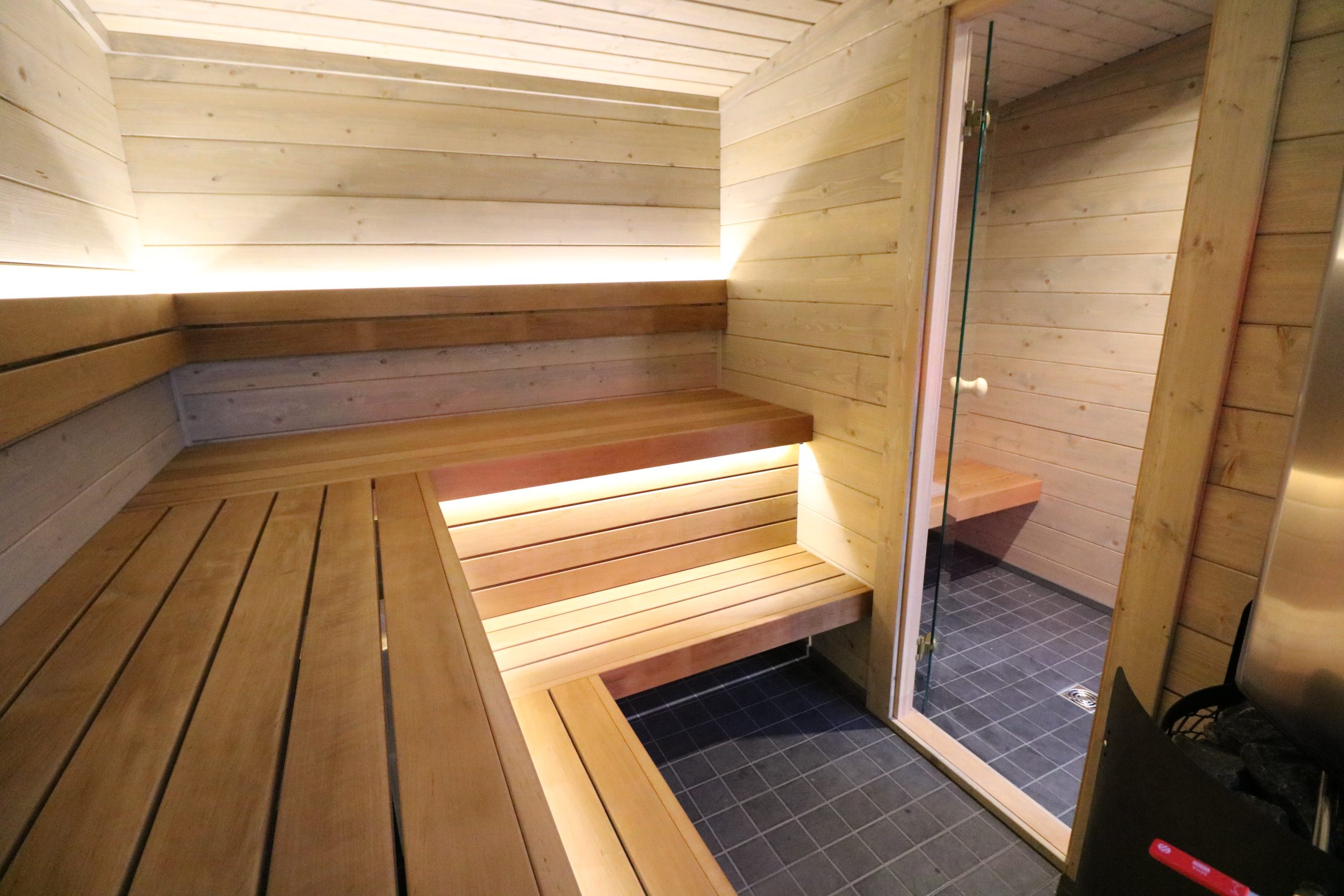 Sauna huis Tampere M | 70 mm | onbehandeld