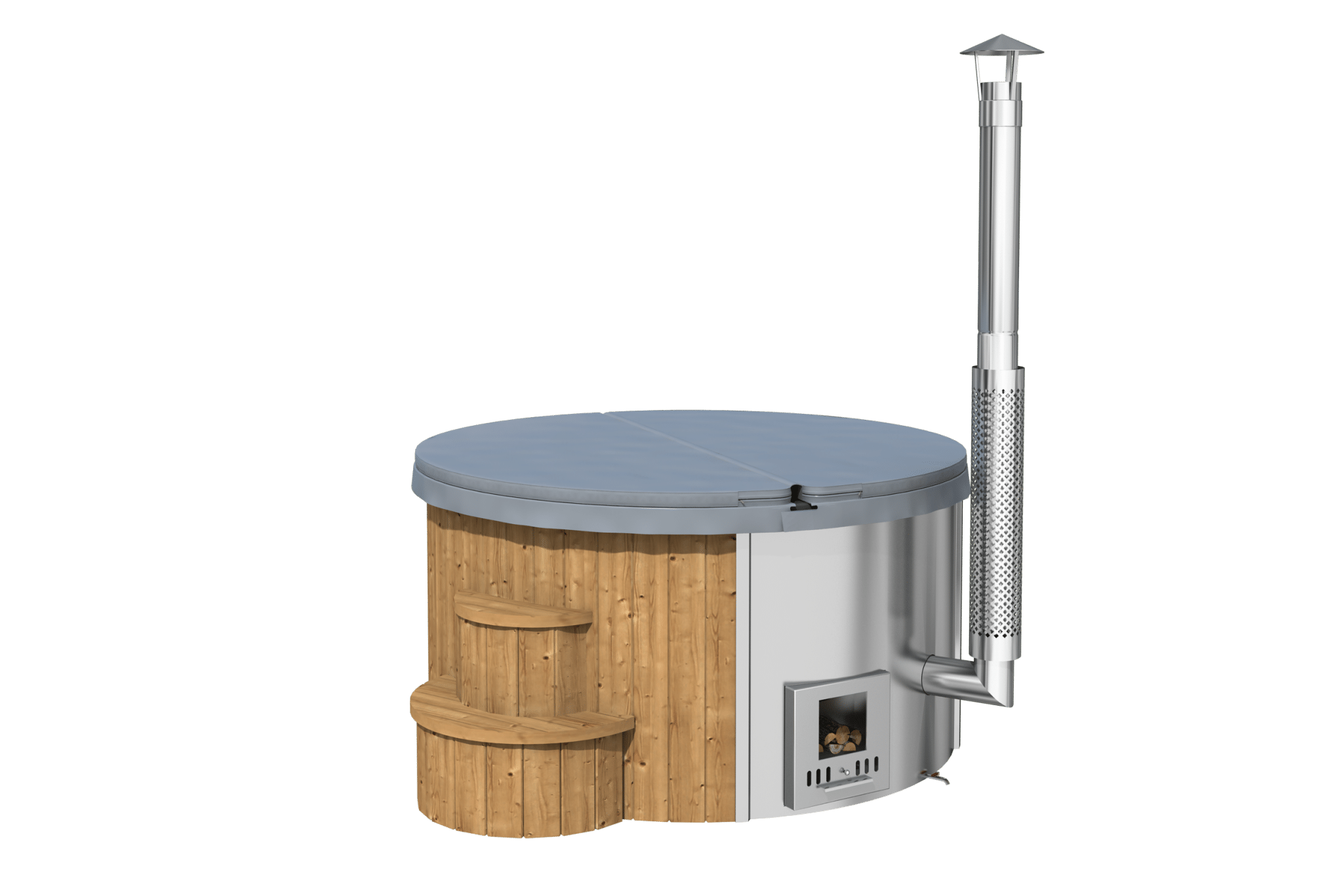 Hottub deluxe ø200 cm Thermowood