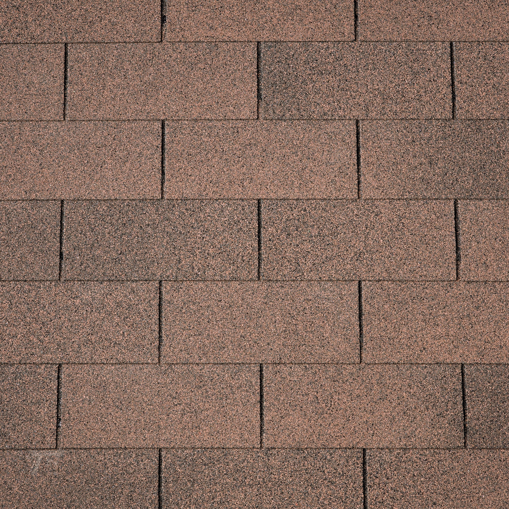 Dakshingles recht bruin – pak 3 m²