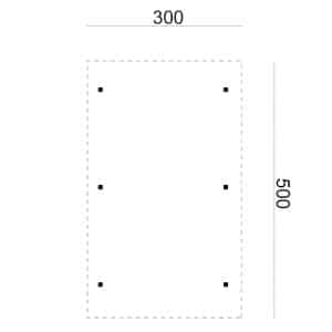 carport enkel/aanbouw met pvc dakplaten grenen groen geïmpregneerd l500 x b300 cm