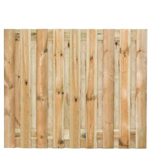 tuinscherm grenen groen geïmpregneerd 19 planks (17 + 2) vasse 150 x 180 cm