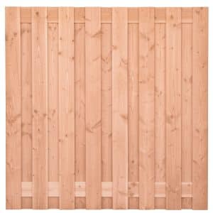 tuinscherm douglas, geschaafd, 17 planks (15 + 2) zillertal 180 x 180 cm