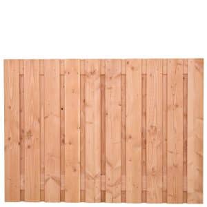 tuinscherm douglas geschaafd 21 planks (19 + 2) zwarte woud 130 x 180 cm