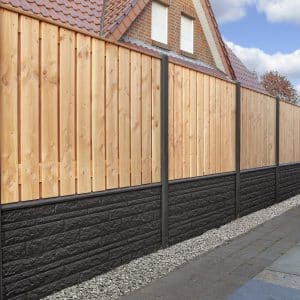 tuinscherm douglas geschaafd 23 planks (21 + 2) harz 90 x 180 cm