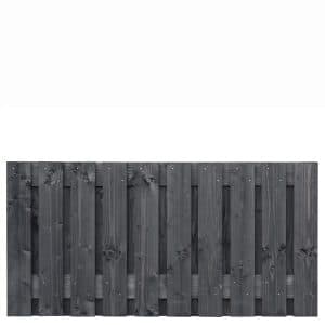 tuinscherm douglas zwart geïmpregneerd 21 planks (19 + 2) marlies 90 x 180 cm