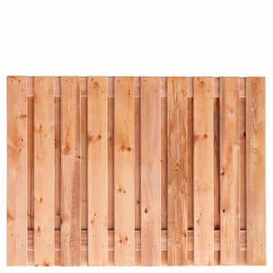 tuinscherm red class wood 21 planks (19 + 2) casablanca 130 x 180 cm