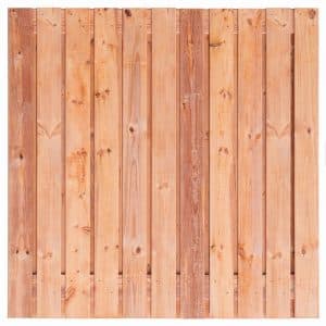 tuinscherm red class wood, 23 planks (21 + 2) agadir 180 x 180 cm