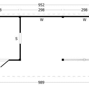 bergen xl type 8 douglas gedroogd potdekselplank blank