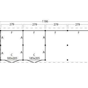 kapschuur billund xl samenstelling 12 red class wood zwart gespoten