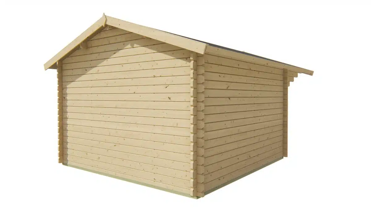 Blokhut – Tuinhuis Sören | 44 mm | vuren groen geïmpregneerd