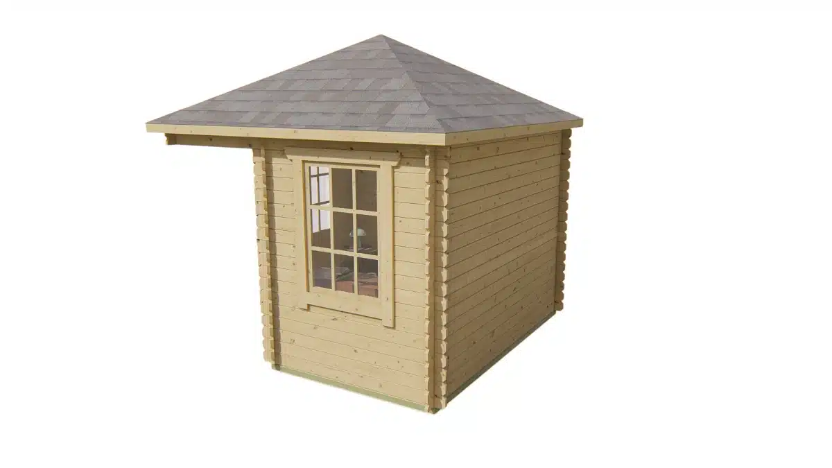 Blokhut – Tuinhuis Asmund | 28 mm | vuren Red Class Wood geïmpregneerd