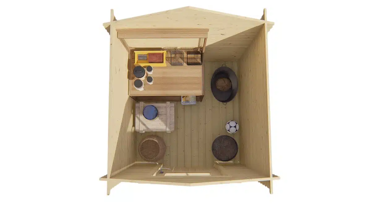 Blokhut – Tuinhuis Richard | 28 mm | vuren Red Class Wood geïmpregneerd