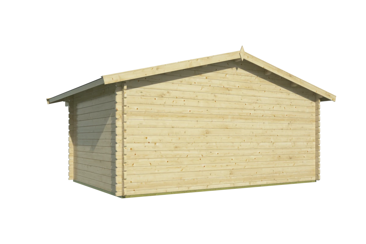 Blokhut – Tuinhuis Rika | 44 mm | vuren groen geïmpregneerd