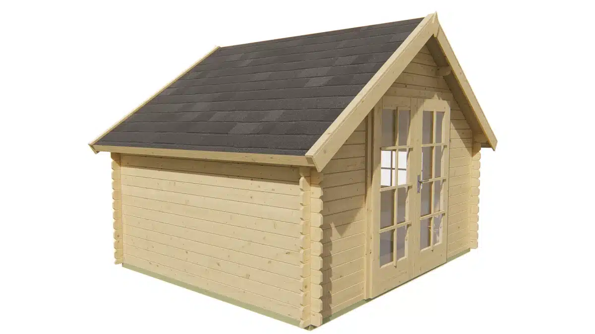 Blokhut – Tuinhuis Skov | 28 mm | vuren Red Class Wood geïmpregneerd