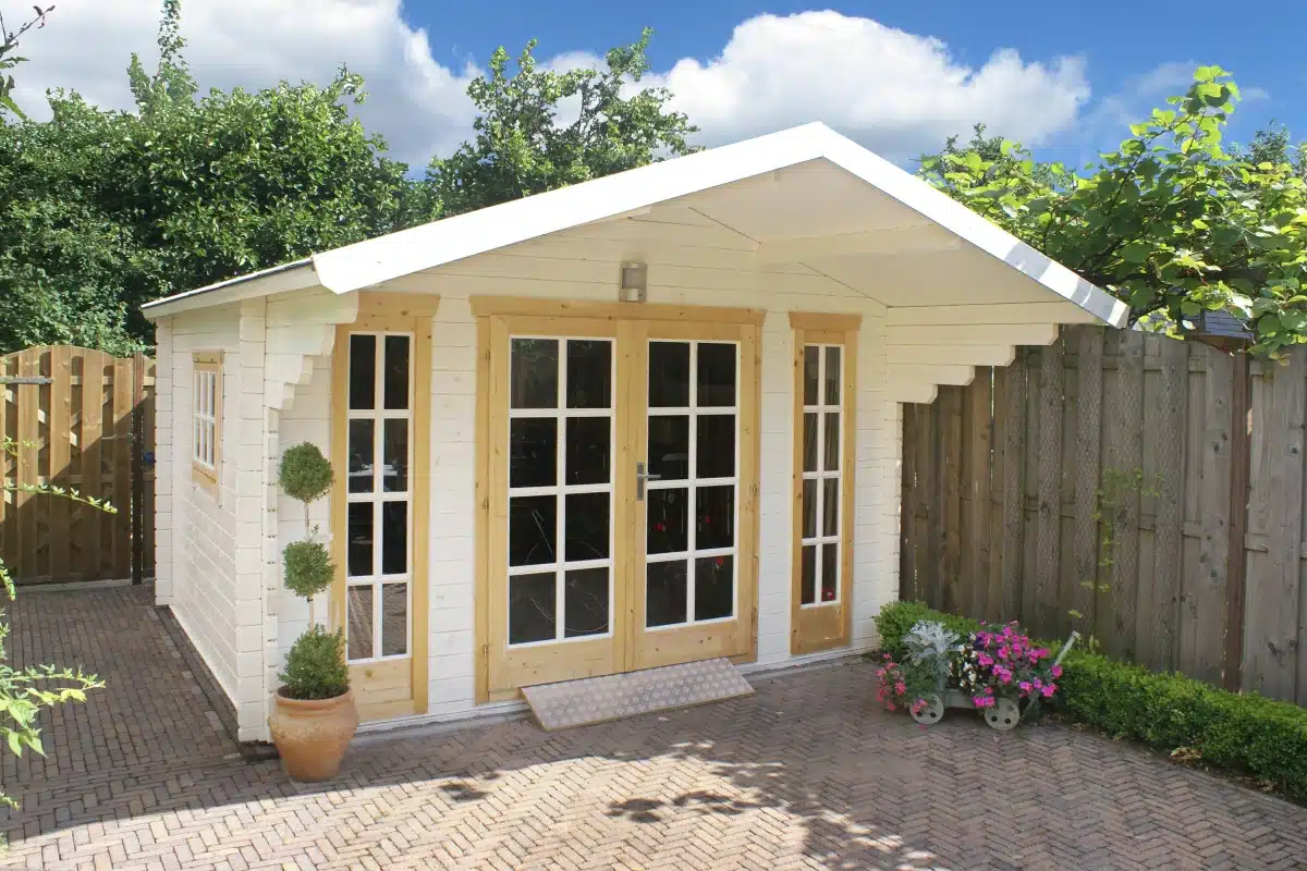 Blokhut – Tuinhuis Sören | 44 mm | vuren Red Class Wood geïmpregneerd