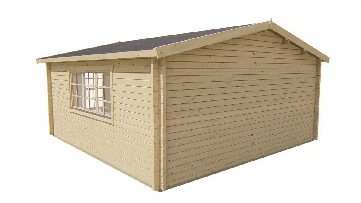 Blokhut – Tuinhuis Southampton | 58 mm | vuren bruin geïmpregneerd