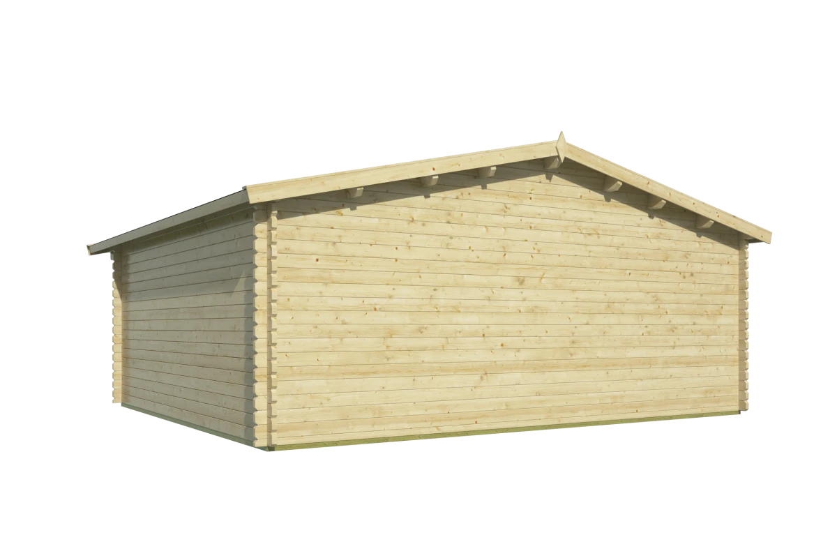 Blokhut – Tuinhuis Tova | 44 mm | vuren groen geïmpregneerd