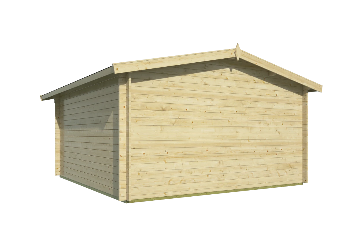 Blokhut – Tuinhuis Torrent | 34 mm | vuren grijs geïmpregneerd