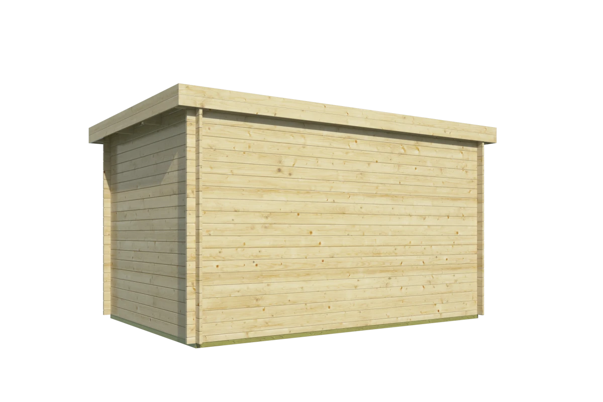 Blokhut – Tuinhuis Ulmod | 28 mm | Red Class Wood geïmpregneerd