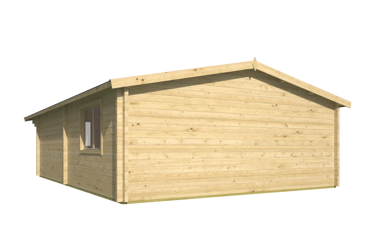 Blokhut – Tuinhuis Ballyragget | 70 mm | vuren groen geïmpregneerd