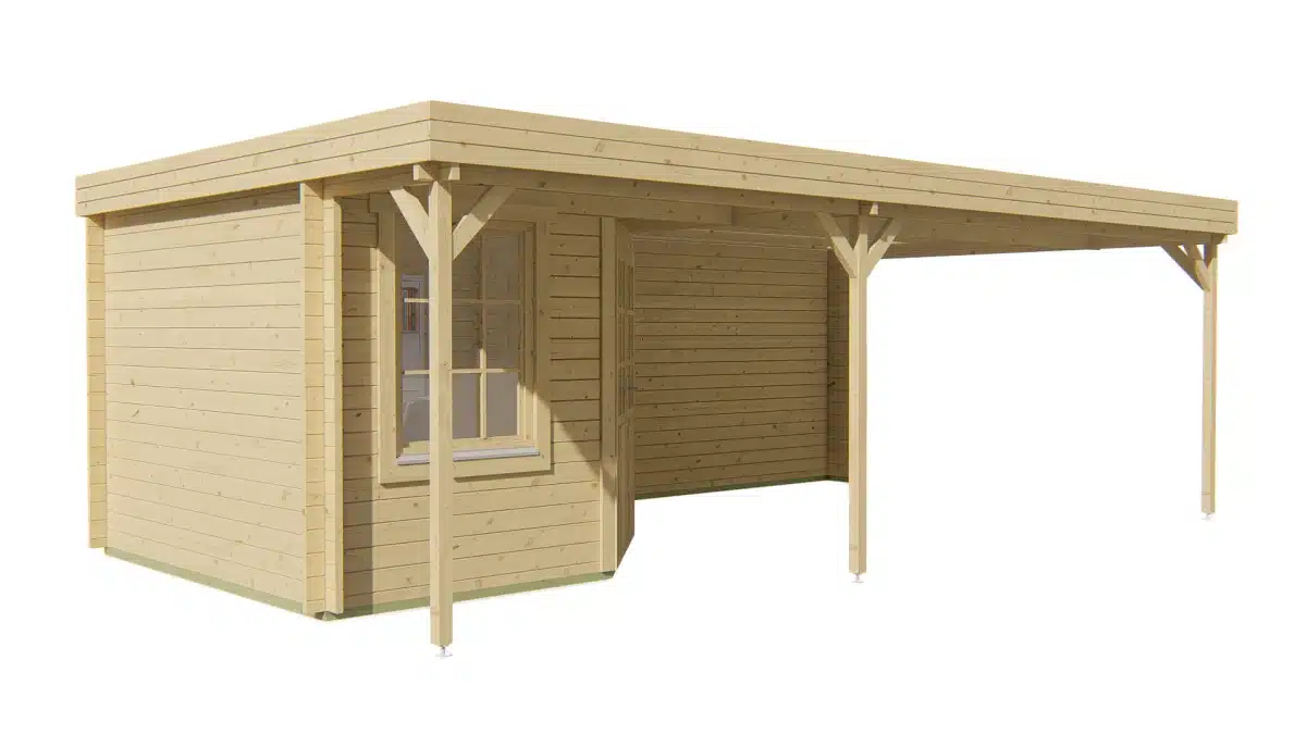 Blokhut – Tuinhuis Annette | 40 mm | vuren Red Class Wood geïmpregneerd