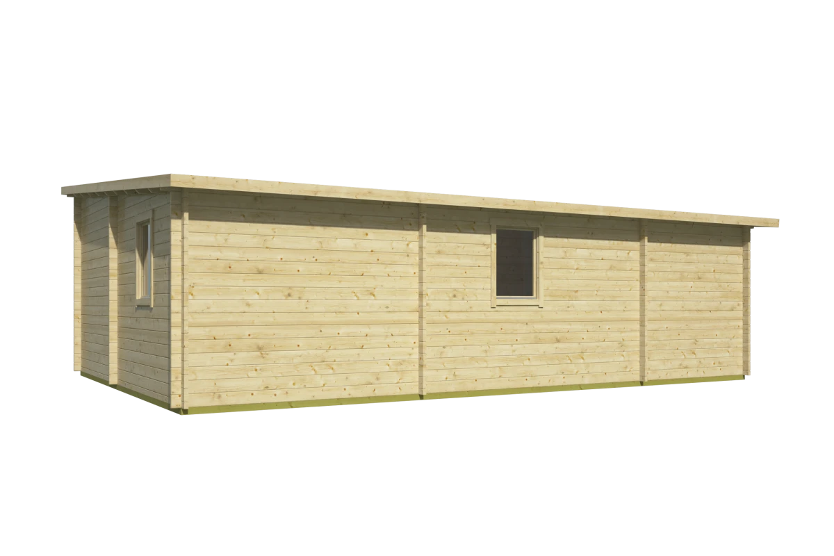 Blokhut – Tuinhuis Las Palmas | 44 mm | Red Class Wood geïmpregneerd