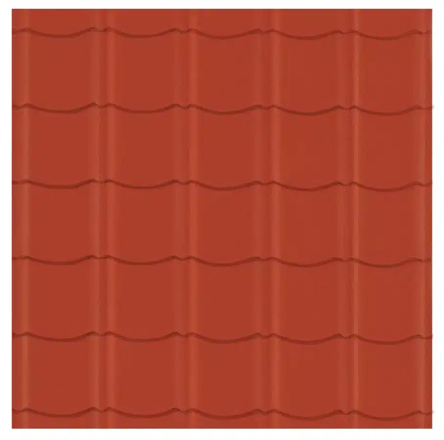 Easy-pan rood glans plaat 86 x 113,5 cm