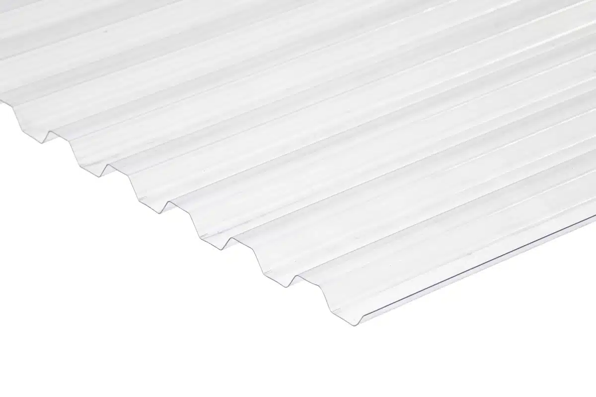 Dakplaat doorzichtig/helder D0,8 mm x L260 x B109 cm