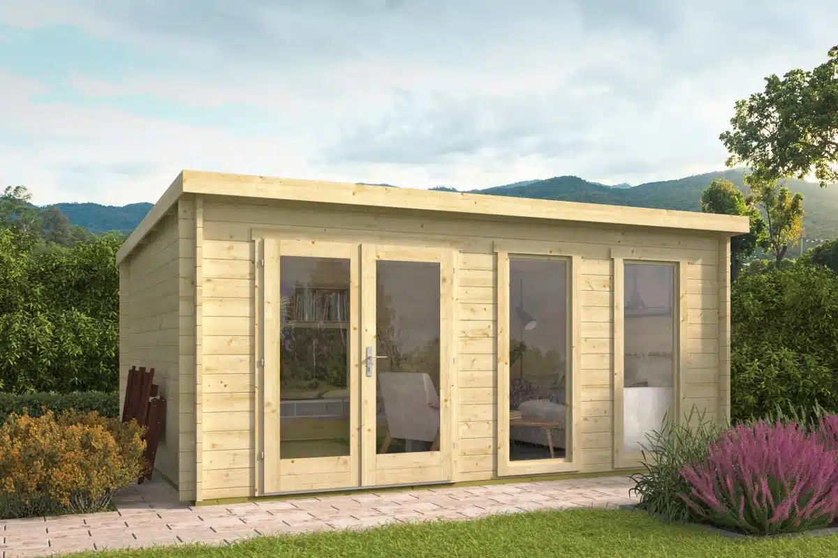 Blokhut – Tuinhuis Annabel | 40 mm | vuren Red Class Wood geïmpregneerd