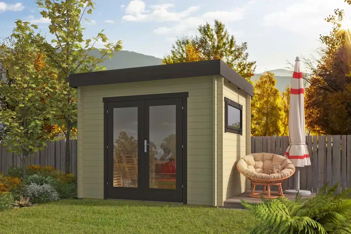 Blokhut – Tuinhuis Gadsby | 40 mm | onbehandeld