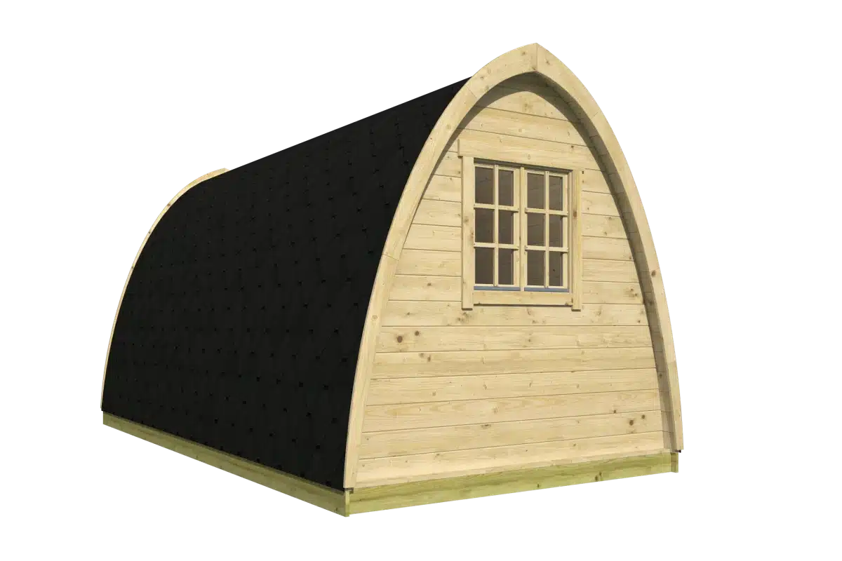 Camping POD 400 | 28 mm | vuren onbehandeld