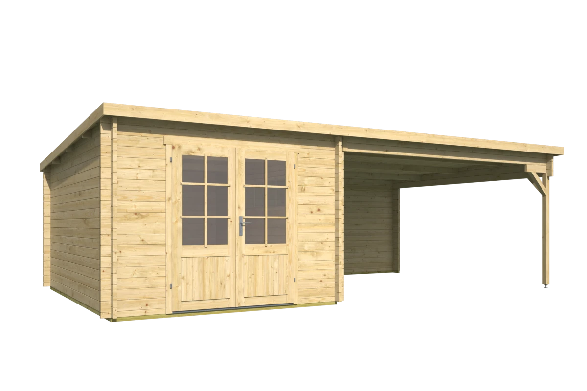 Blokhut – Tuinhuis Anton | 40 mm | vuren onbehandeld
