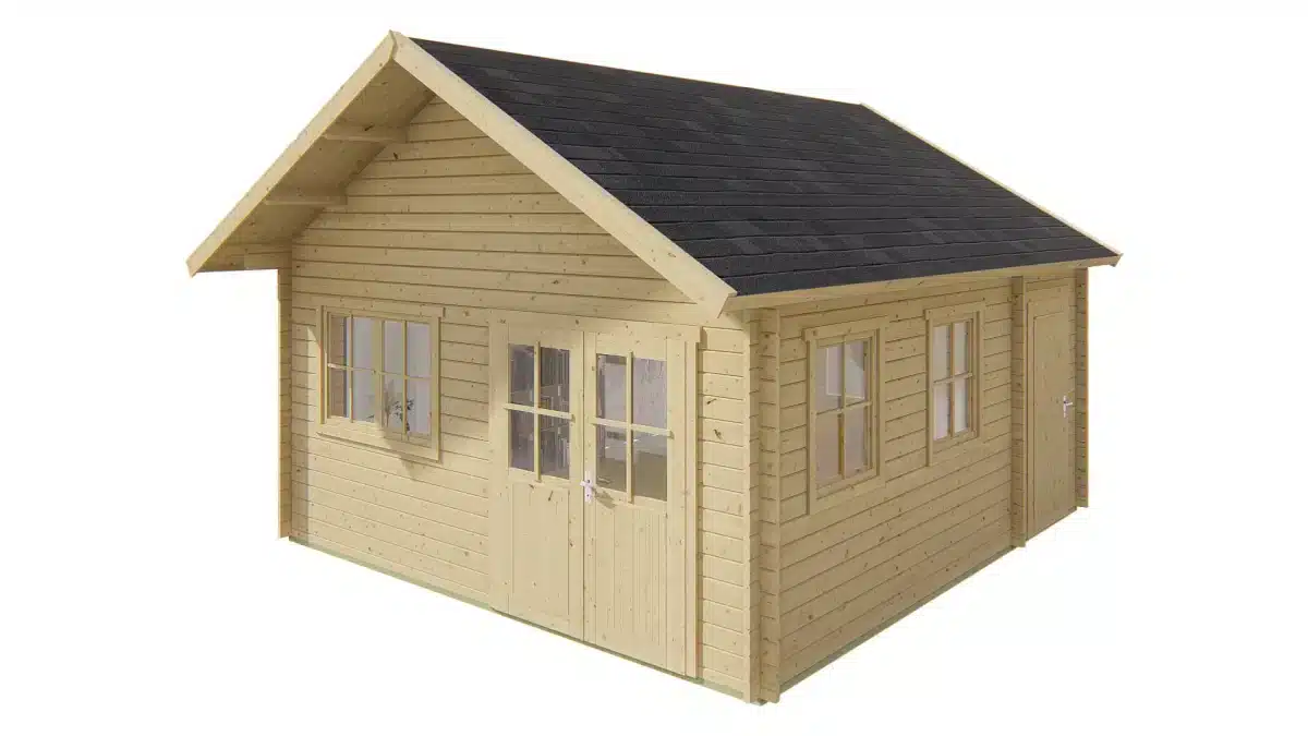 Blokhut – Tuinhuis Berlin | 44 mm | vuren onbehandeld