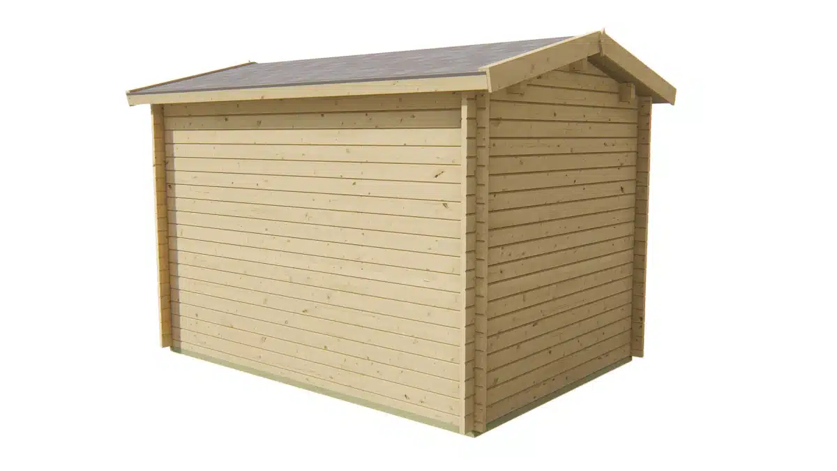 Blokhut – Tuinhuis Daisy | 40 mm | vuren bruin geïmpregneerd