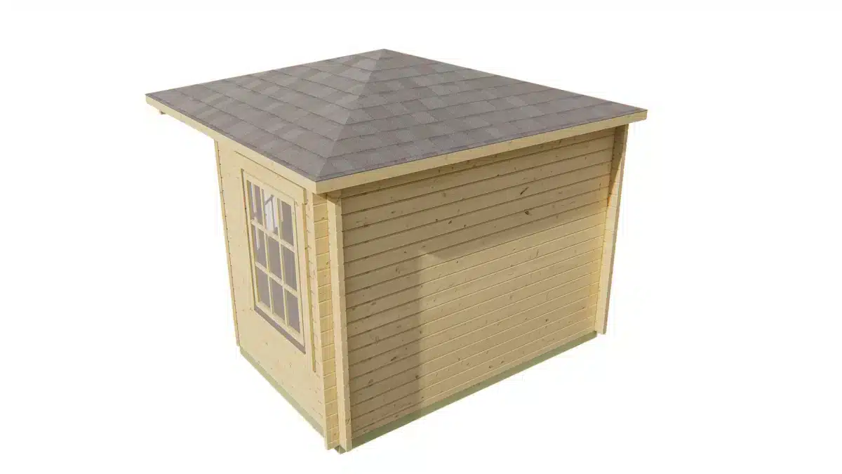 Blokhut – Tuinhuis Emma | 40 mm | vuren onbehandeld