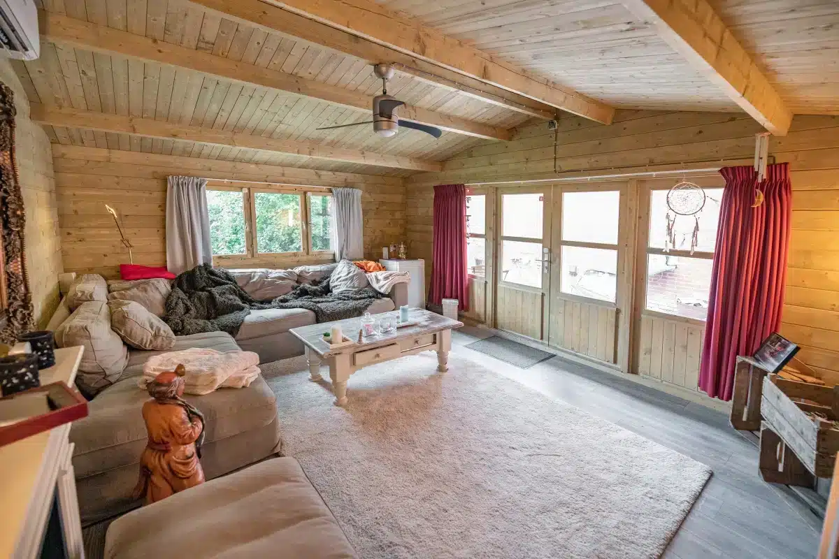 Blokhut – Tuinhuis Newcastle | 58 mm | vuren onbehandeld