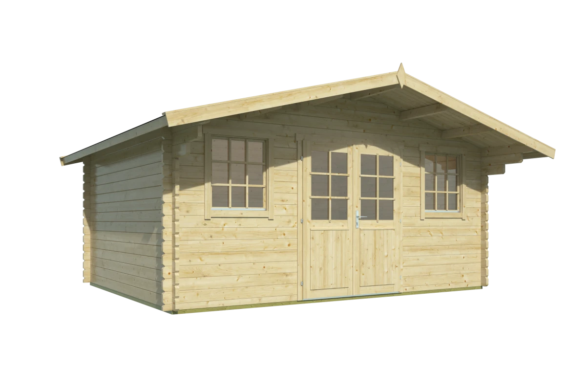Blokhut – Tuinhuis Pavel | 44 mm | vuren onbehandeld