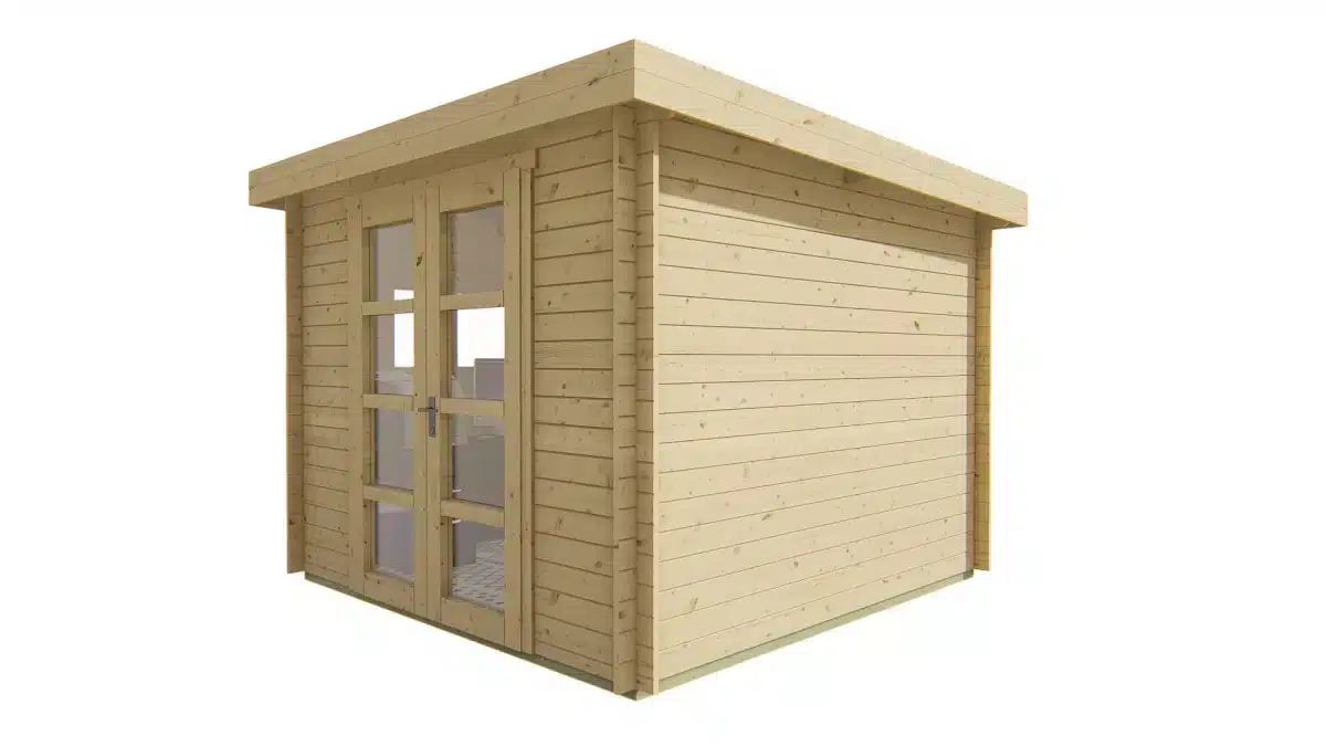 Blokhut – Tuinhuis Bodine | 28 mm | vuren Red Class Wood geïmpregneerd