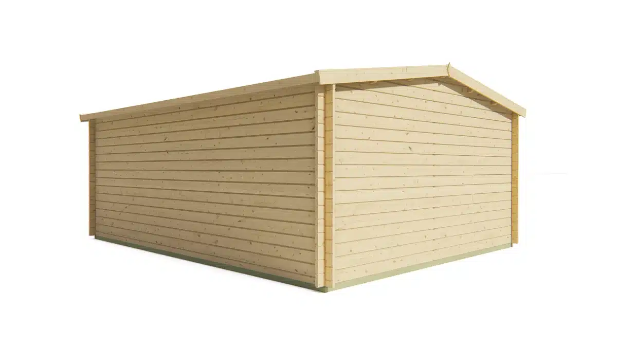 Blokhut – Tuinhuis Dianne | 40 mm | vuren honinggeel geïmpregneerd