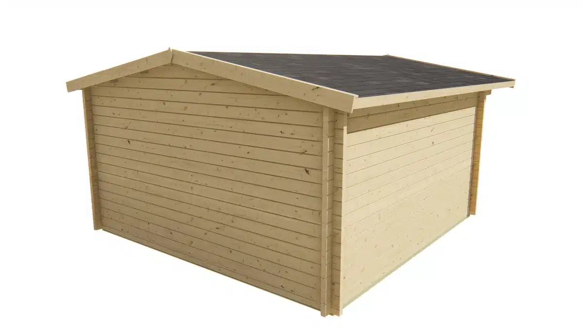 Blokhut – Tuinhuis Derby | 58 mm | vuren Red Class Wood geïmpregneerd
