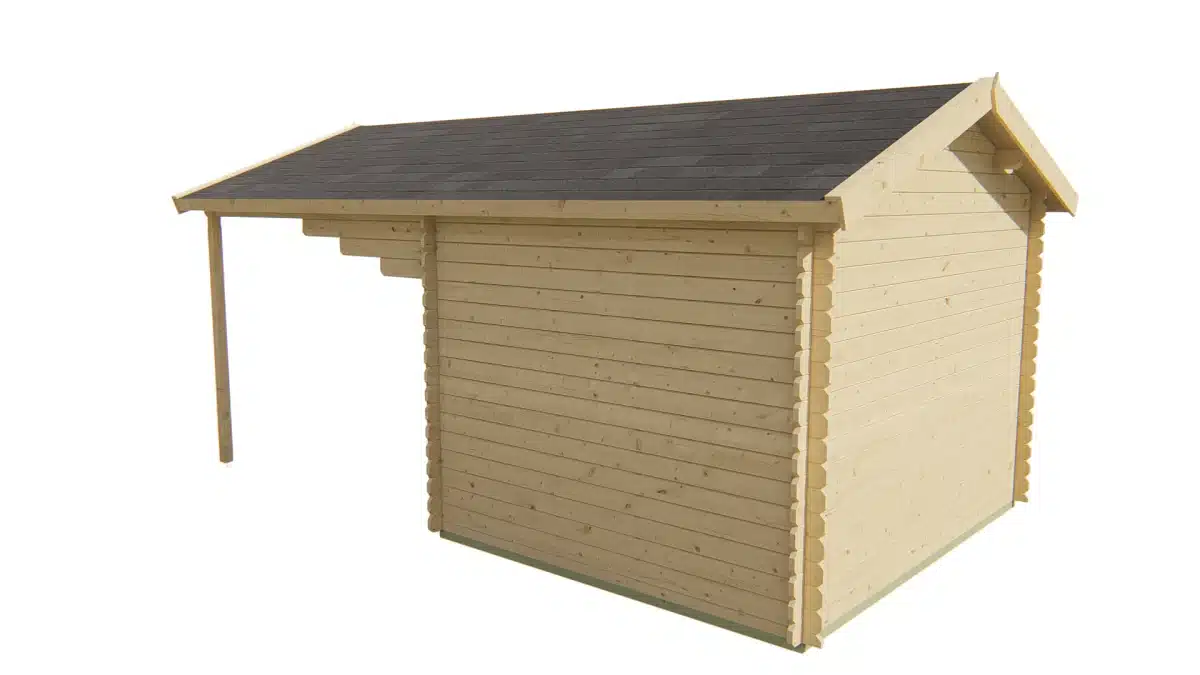 Blokhut – Tuinhuis Georg | 28 mm | vuren Red Class Wood geïmpregneerd