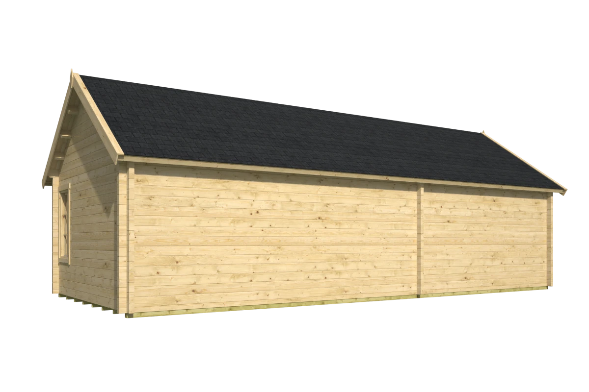 Blokhut – Tuinhuis Big Lauren | 70 mm | vuren Red Class Wood geïmpregneerd