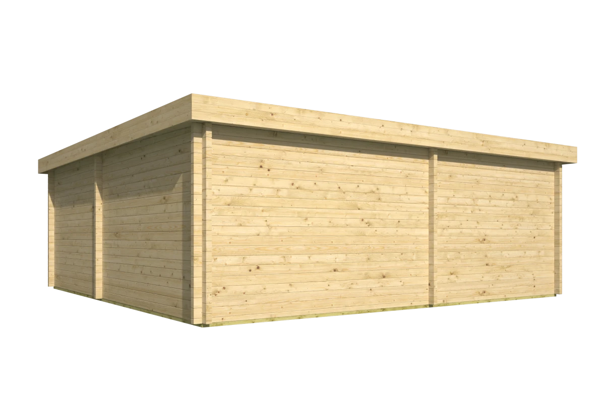 Blokhut – Tuinhuis Bridgend | 70 mm | Red Class Wood geïmpregneerd