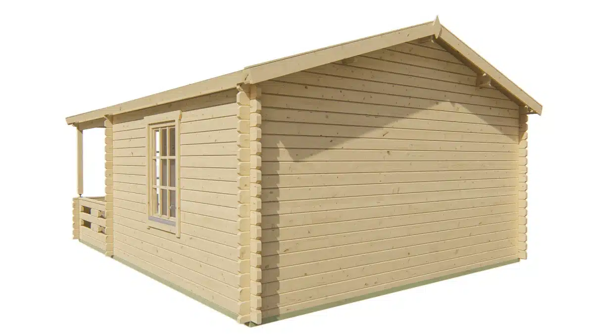 Blokhut – Tuinhuis Heino | 44 mm | vuren Red Class Wood geïmpregneerd