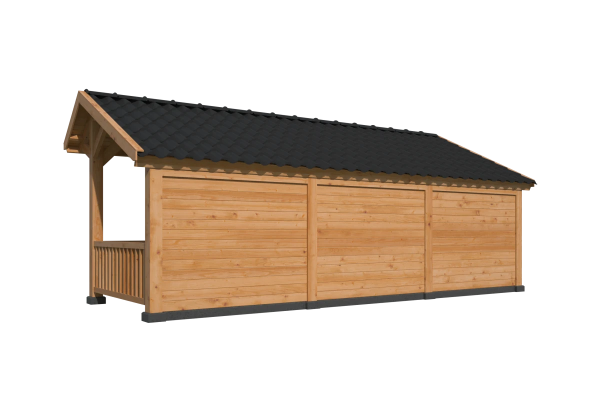 Bergen L Type 8 Douglas Gedroogd Potdekselplank blank
