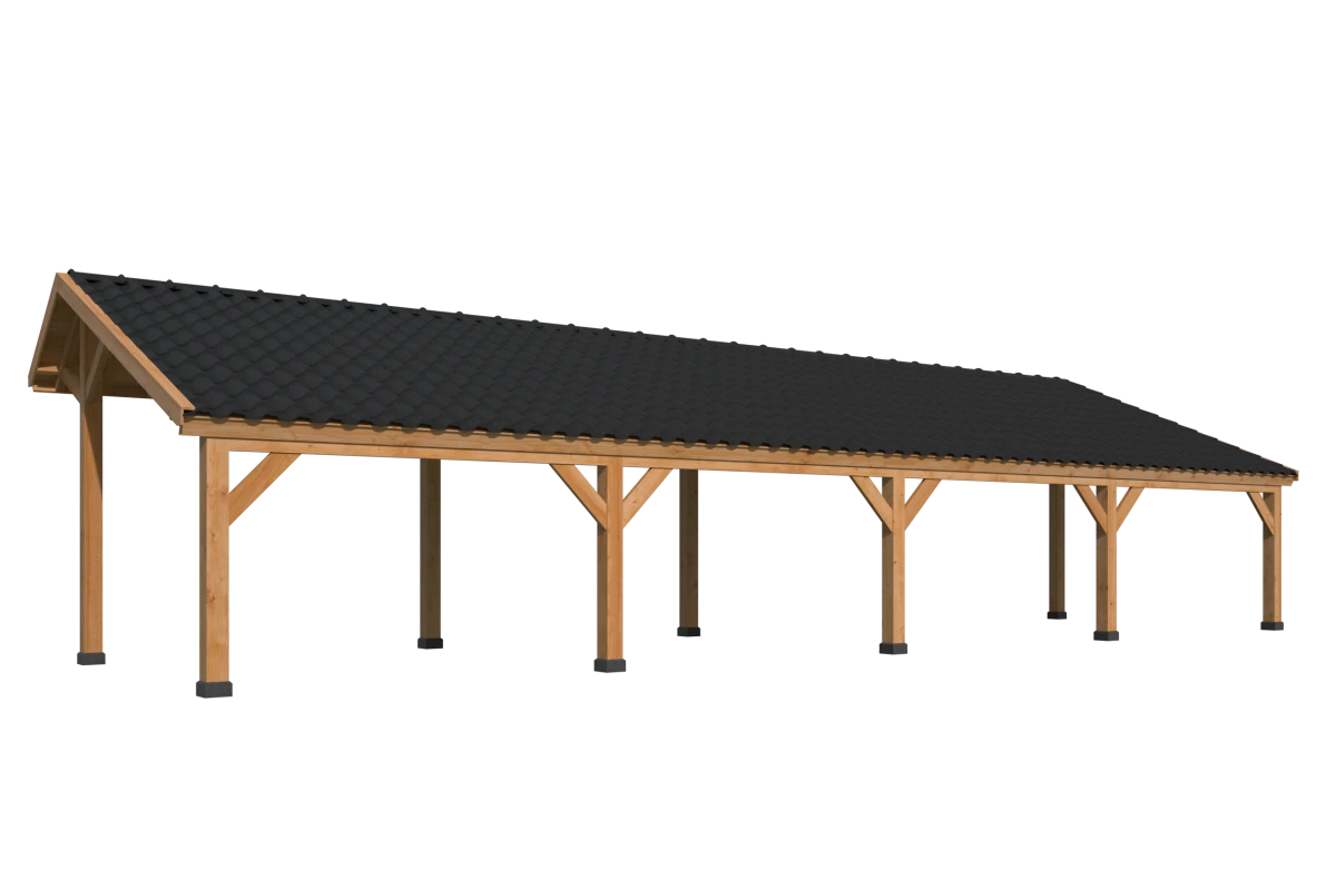 Bergen XL Type 9 Douglas Gedroogd Potdekselplank blank