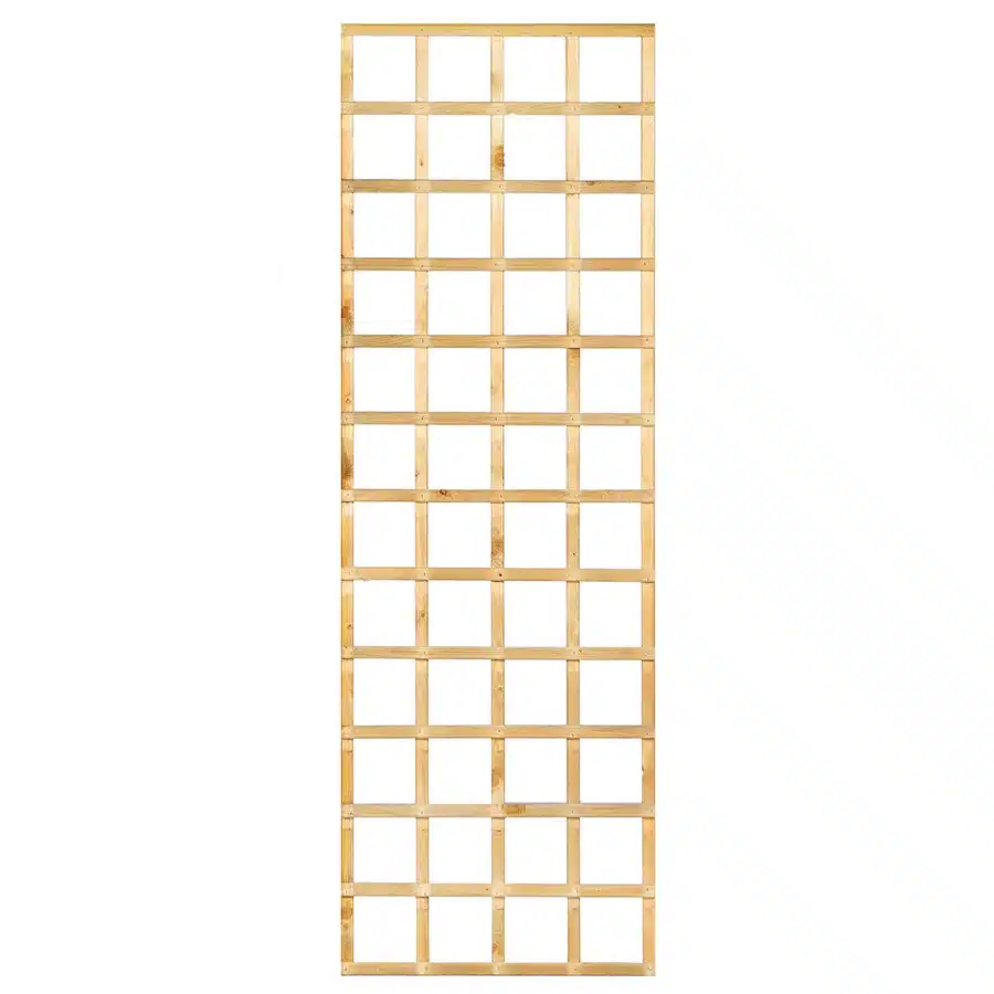 Trellis recht, lamel 1,3 x 2,5 cm grenen groen geïmpregneerd H180 x B60 cm