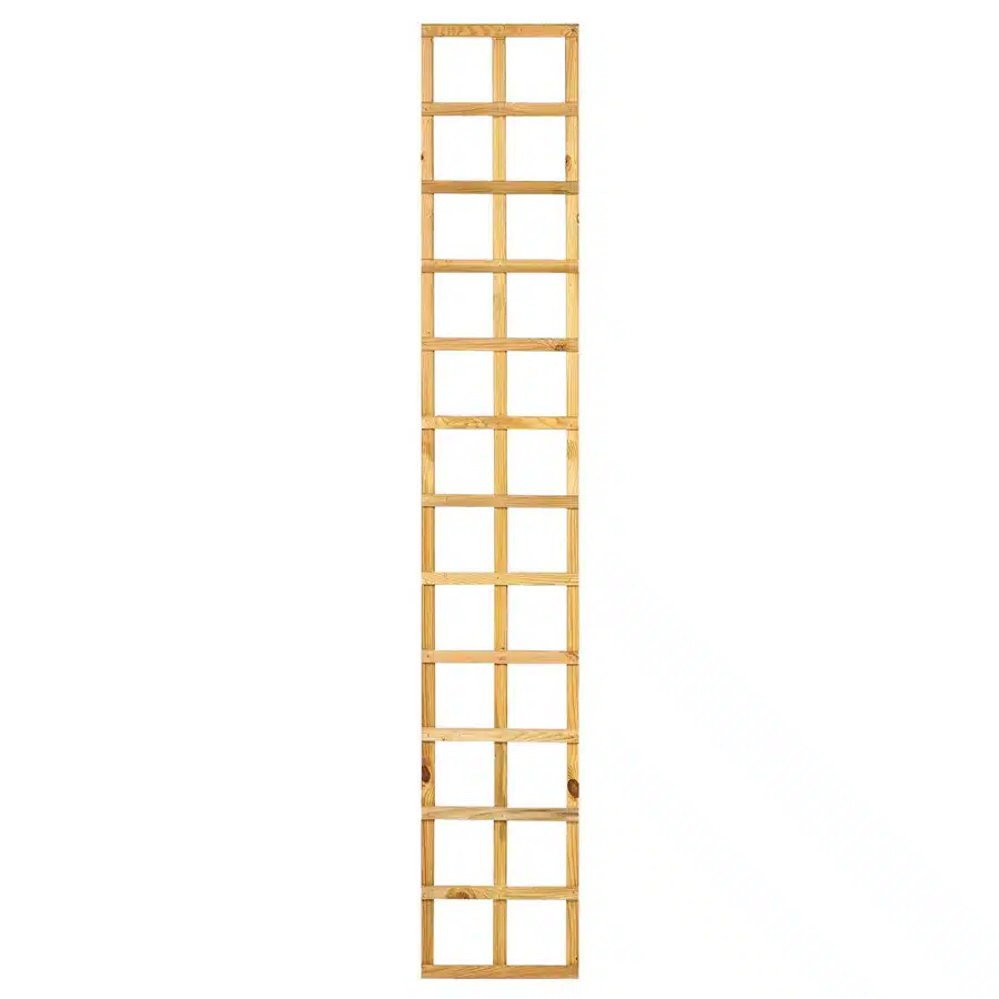 Trellis recht, lamel 1,3 x 2,5 cm grenen groen geïmpregneerd H180 x B30 cm