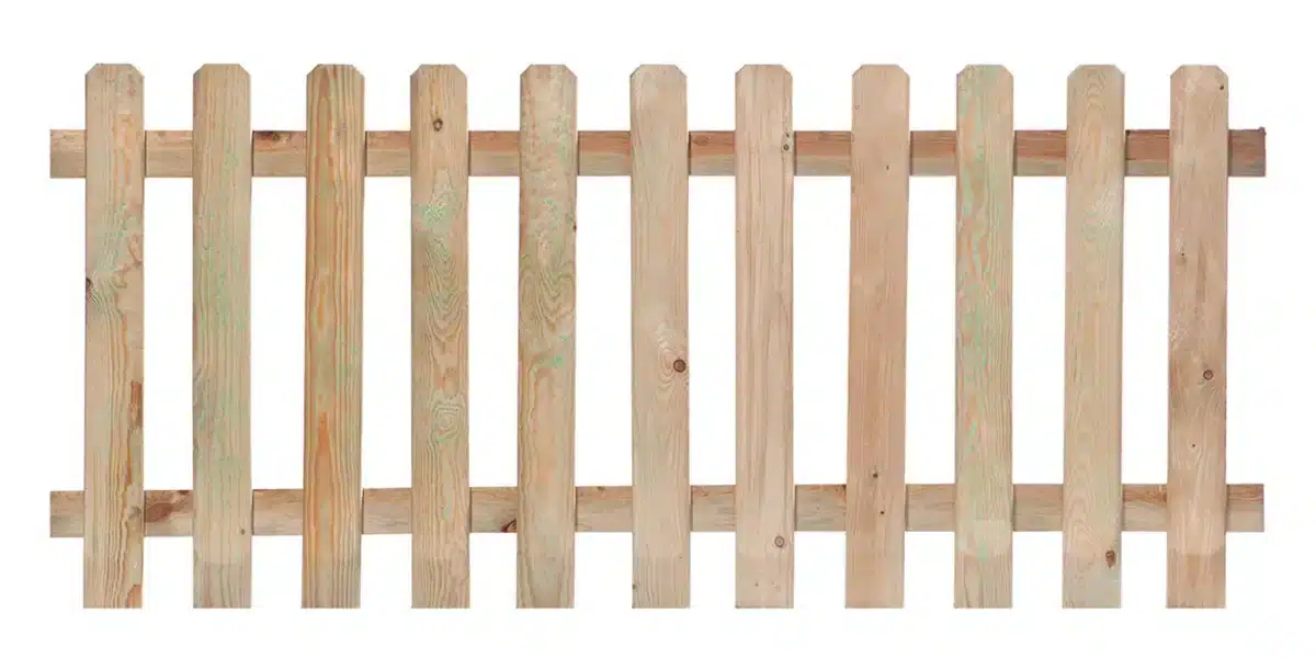 Tuinhek grenen groen geïmpregneerd recht 80 x 180 cm